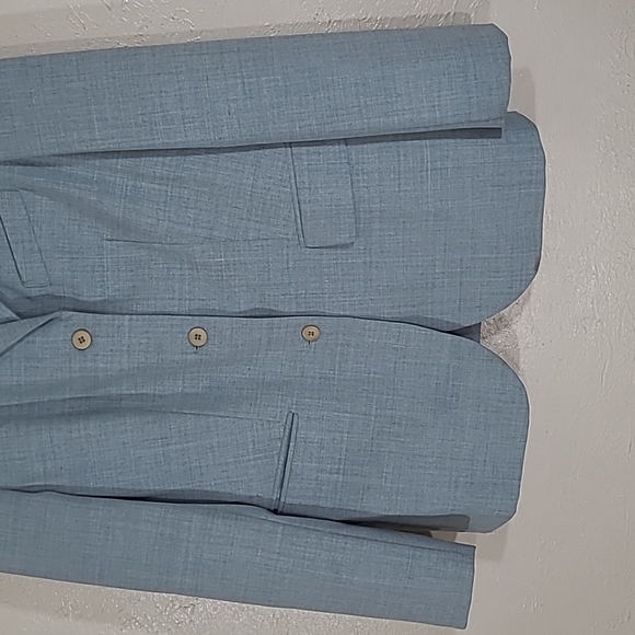 The Limited stretch 3 button suit blazer size Medium gray coat jacket - Picture 3 of 10